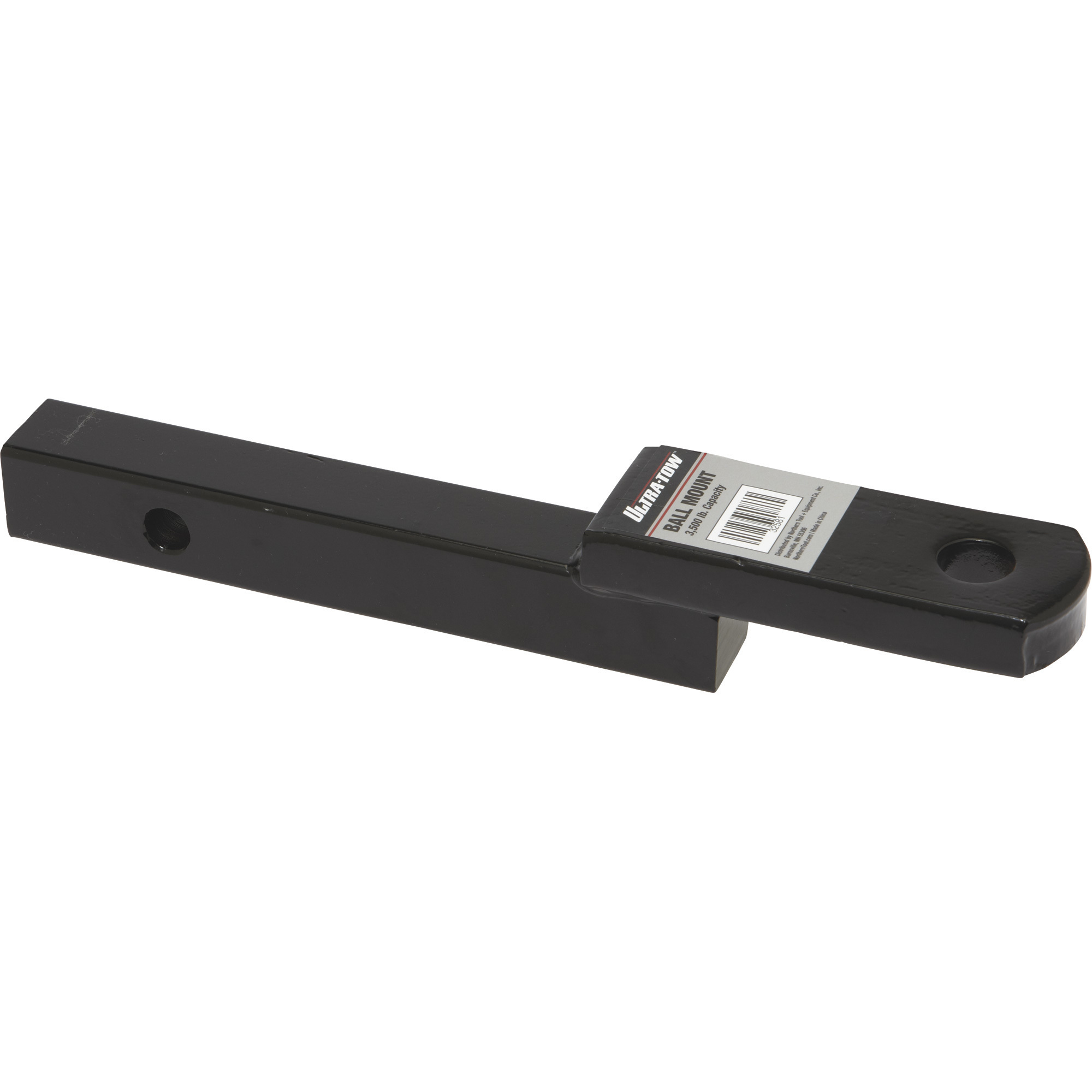 Ultra-Tow Solid Steel Ball Mount, Class II, 1-1/4in. Drop, 3500-Lb. Trailer Weight, 9in. Shank